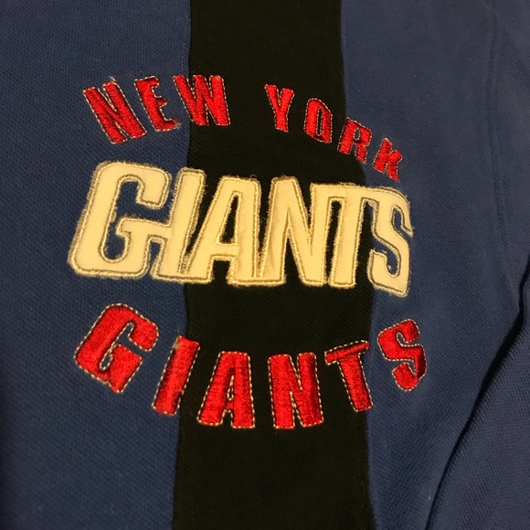 Vintage Giants Long Sleeve Polo Color Block - Picture 2 of 6
